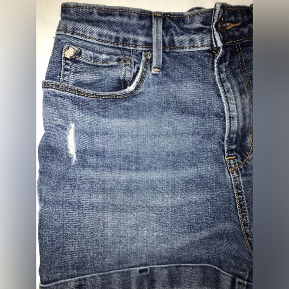 Levi’s Denizen from Mid Rise Shorts Size 7 W 28 - Picture 8 of 9